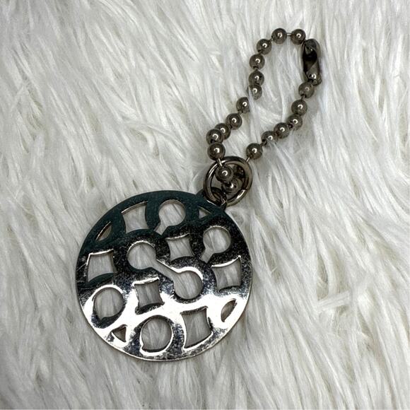 Coach Metal Circle Replacement Hangtag Hang Tag Bag Charm - Picture 2 of 2